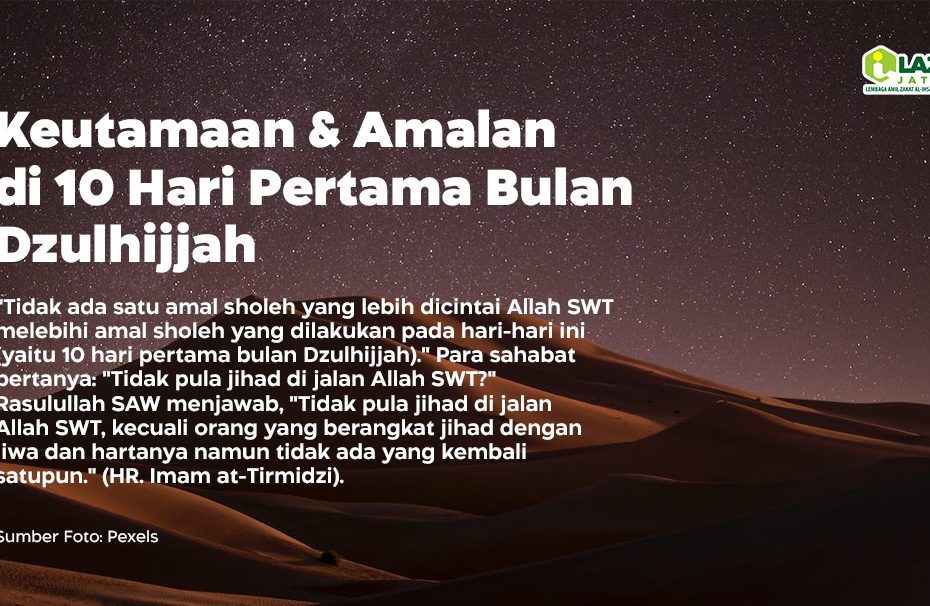 Keutamaan & Amalan di 10 Hari Pertama Bulan Dzulhijjah