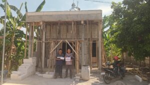 Bantuan Renovasi Masjid di Grobogan dari Sahabat Kepedulian.