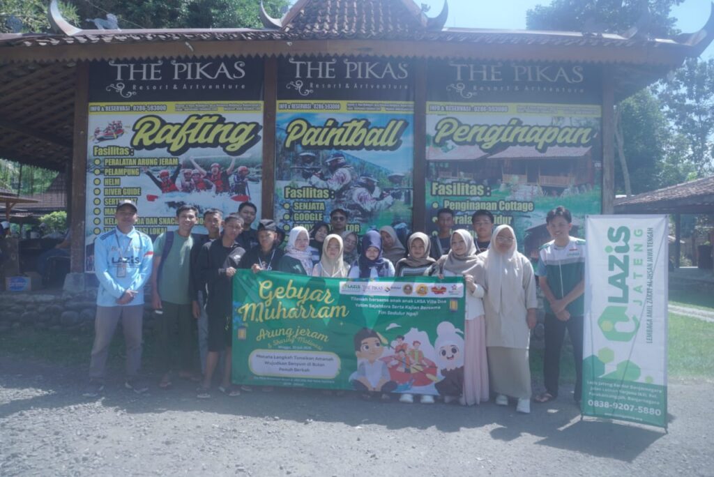 Arung Jeram Bareng Adik-adik Hebat di Muharram Berbagi Banjarnegara.