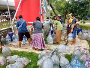 Air Bersih untuk Warga Terdampak Kekeringan di Sragen Peringati Kemerdekaan