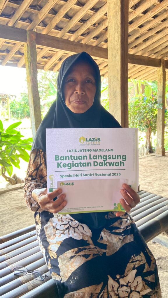 Hari Santri Nasional, LAZiS Jateng Bantu Guru Ngaji di Magelang.