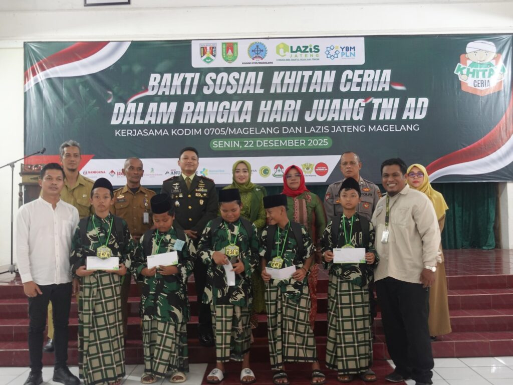 Khitan Ceria Dalam Rangka Hari Ibu, Wujudkan Keceriaan 181 Anak di Magelang