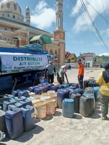 Penyaluran 13.600 Liter Air Bersih untuk Warga Terdampak Kemarau di Pemalang