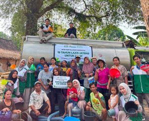 Milad ke-19, LAZiS Jateng Salurkan 125.500 Liter Air Bersih untuk Warga Terdampak Kekeringan